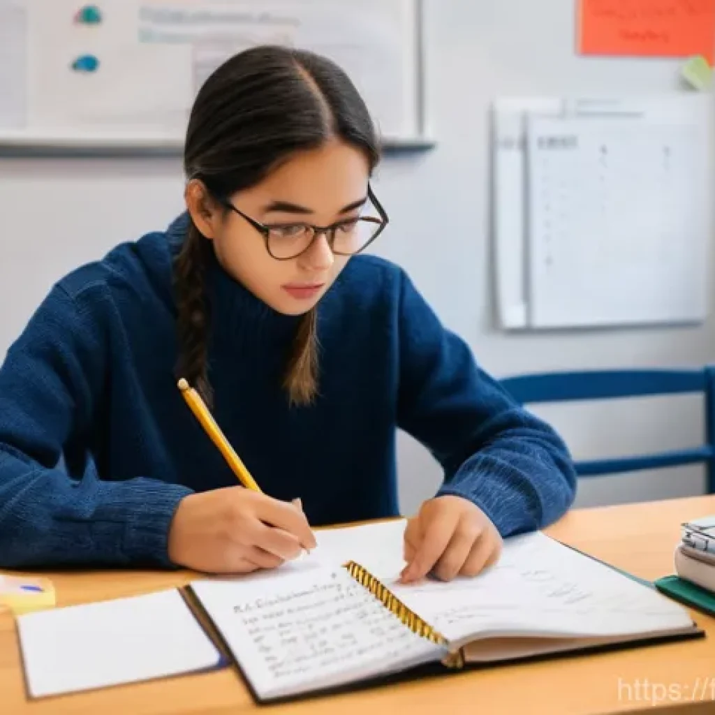 TOEFL Speaking 시간 관리 비법 - **Prompt:** A focused young adult (early 20s, gender-neutral) sits at a clean, well-lit study desk. ...